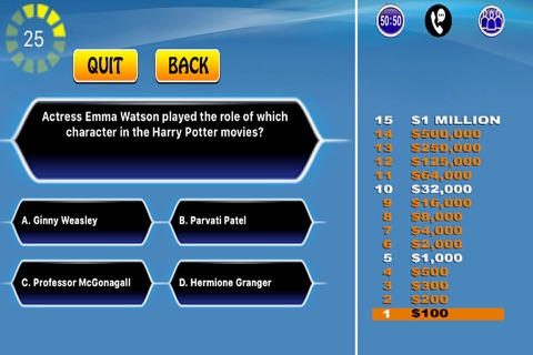 Millionaire - Quiz Game screenshot 2