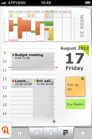 AppyCal - the happy calendar screenshot 2