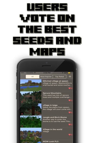 Ultimate Seeds PE For Minecraft: Multiplayer Maps screenshot 2