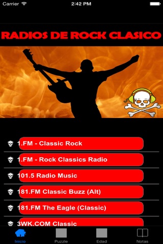 Radios de Música Rock Clásico screenshot 2