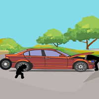 Stickman Crime Death - Gas Station and Hotel Strategy Murder Game