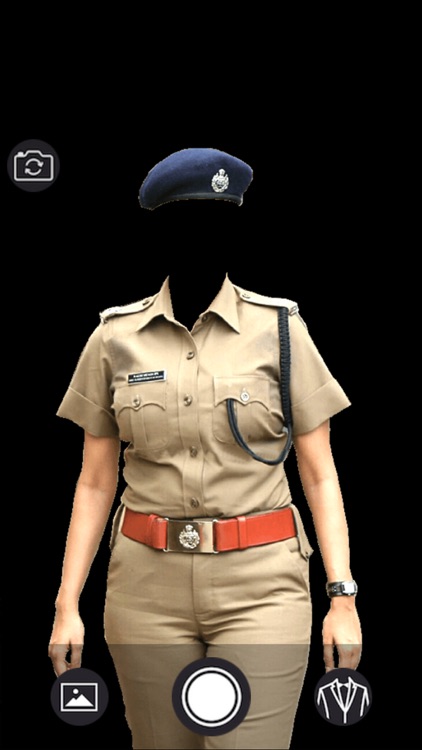 Women Police Suit - Photo montage with own photo or camera