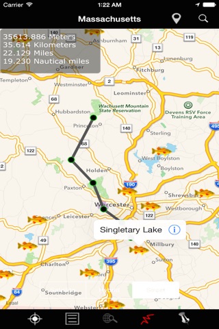 Massachusetts: Lakes and Fish screenshot 2