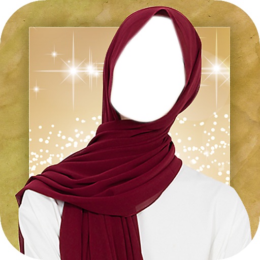 Hijab Dress Up Headscarf Photo Montage Icon