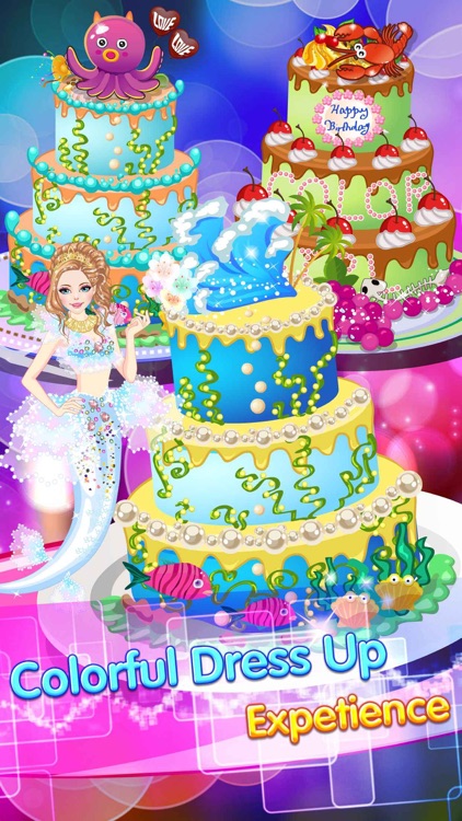 Mermaid Cake Shop Princess Dessert Cooking Design Games For Kids