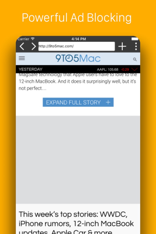 iPhone screenshot
