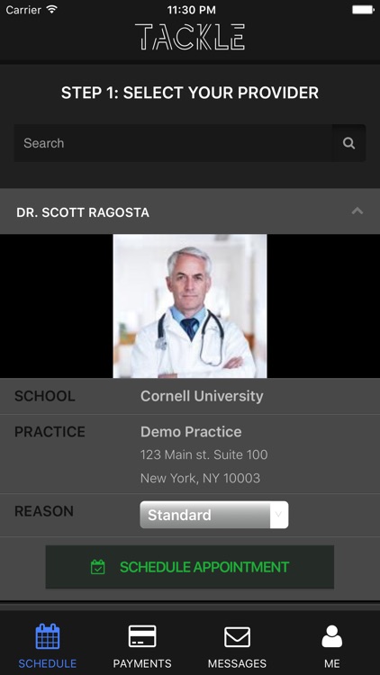 Tackle - The App for Your Doctor