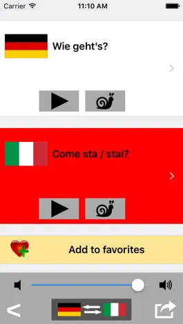Game screenshot German / Italian Talking Phrasebook Translator Dictionary - Multiphrasebook hack
