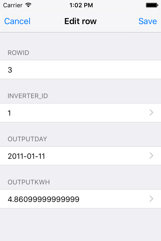 SQLite - Browse Editor Manager