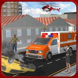 911 urgence devoir de conducteur d'ambulance: le sauvetage de camion de pompier