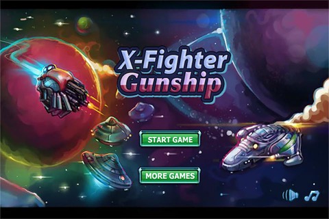 X-Fight Gunship － Galaxy Battle Shooting Simulation Gameのおすすめ画像1