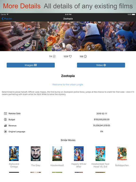 Screenshot #5 pour Moviepedia - Discover Movies, TV Seasons, Reviews and Trailers