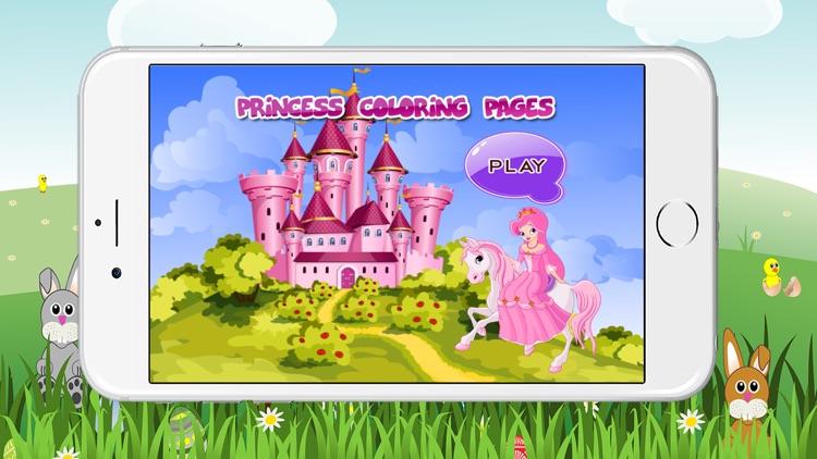 World Coloring Page Princess Game for Girls