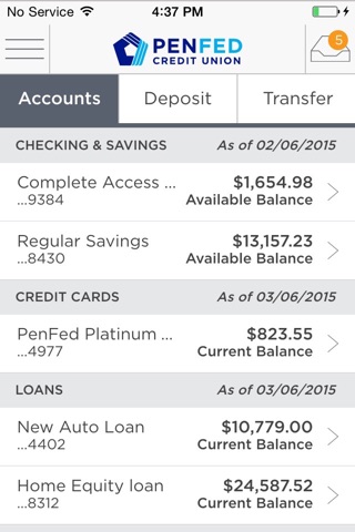 PenFed Mobile screenshot 2