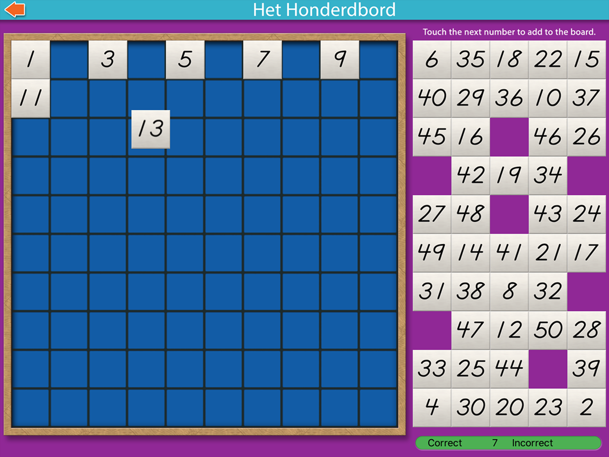 Montessori rekenmaterialen – Het honderdbord Lite screenshot 10