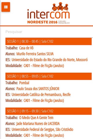Intercom Nordeste 2016 screenshot 2