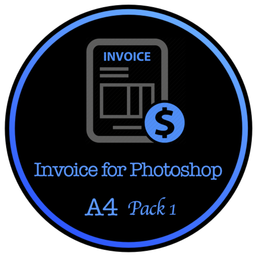 Invoice for Photoshop - Package One for A4 Size App Cancel