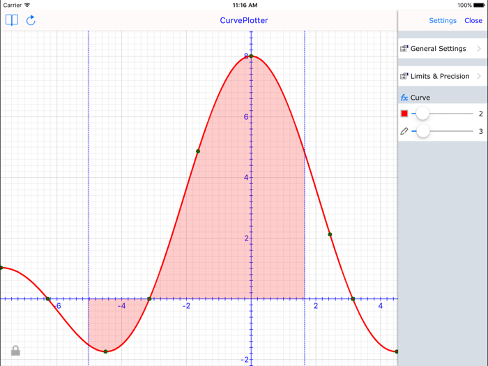 Curve Plot Graph Calc Lite