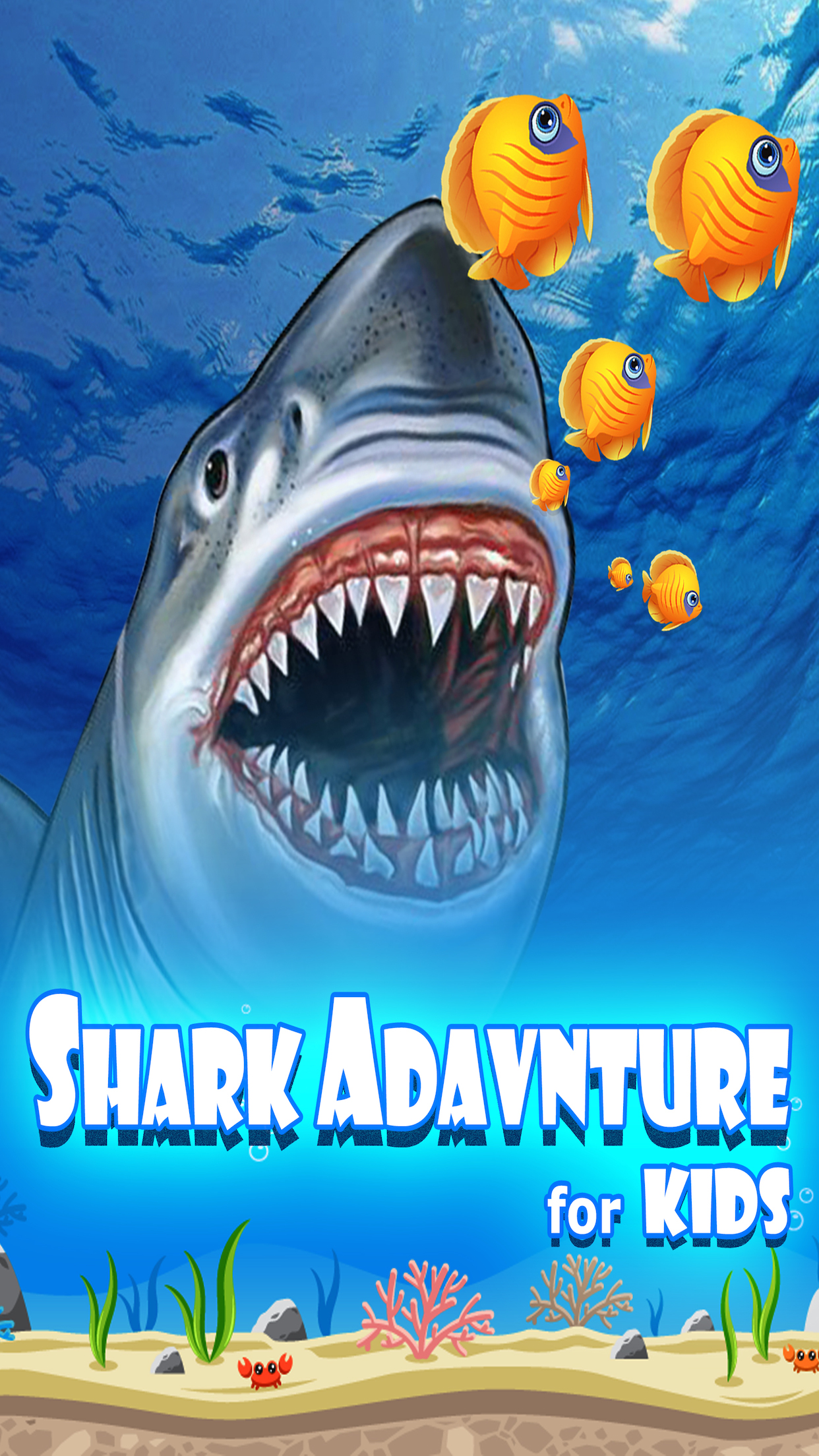 Under Water World.Shark Adventure for kids