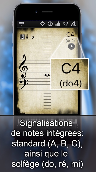 Screenshot #3 pour Piano Notes Finder LR