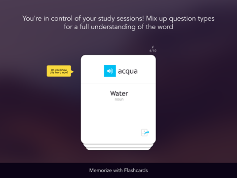 Learn Italian - Free WordPower iPad screenshot 5 - Education app