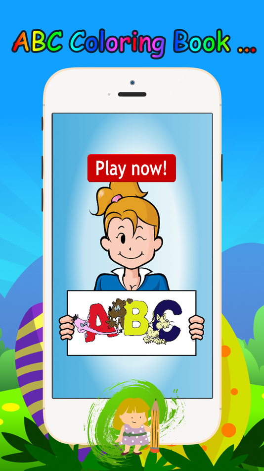 Kids ABC animals Cartoon words Coloring book page - 1.0.2 - (iOS)