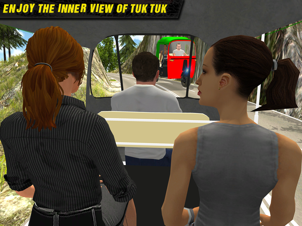 Offroad Tuk Tuk Mountain Climb screenshot 7