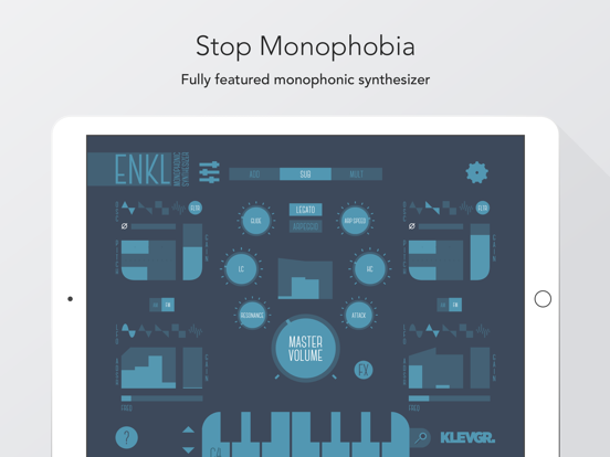 Screenshot #4 pour Enkl - monophonic synthesizer