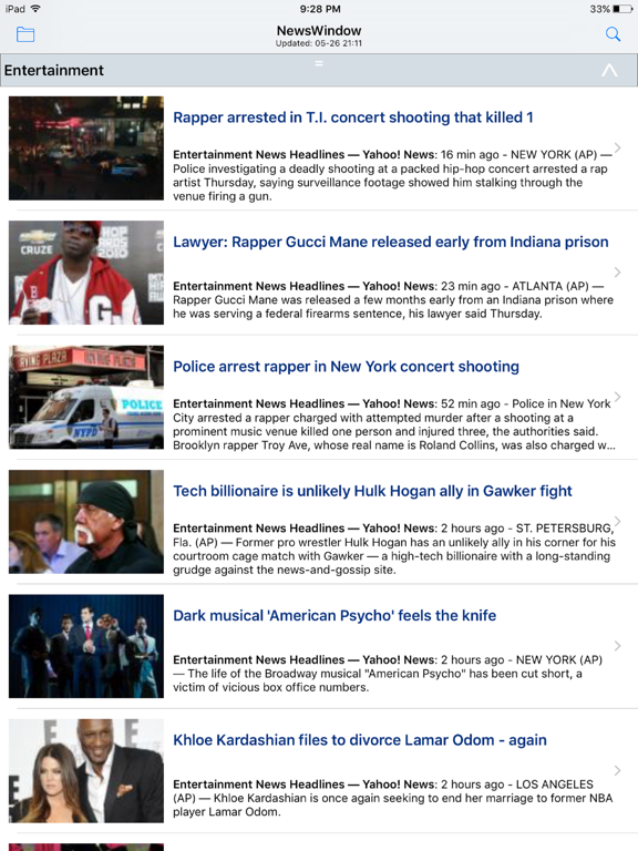 Screenshot #4 pour NewsWindow: Your News Reader on the Go