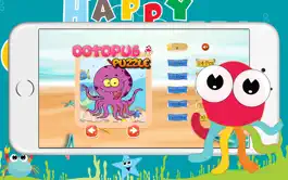 Game screenshot Octopus Marine Animal Puzzles Jigsaw Matching Diversion Games For Kid's And Toddler Kindergarten mod apk