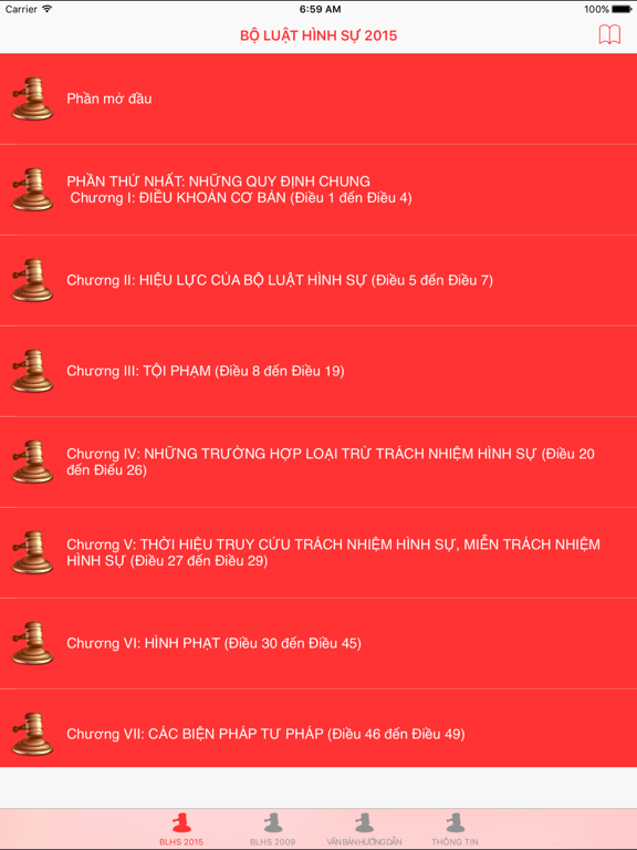 Screenshot #4 pour Bộ Luật Hình Sự Việt Nam