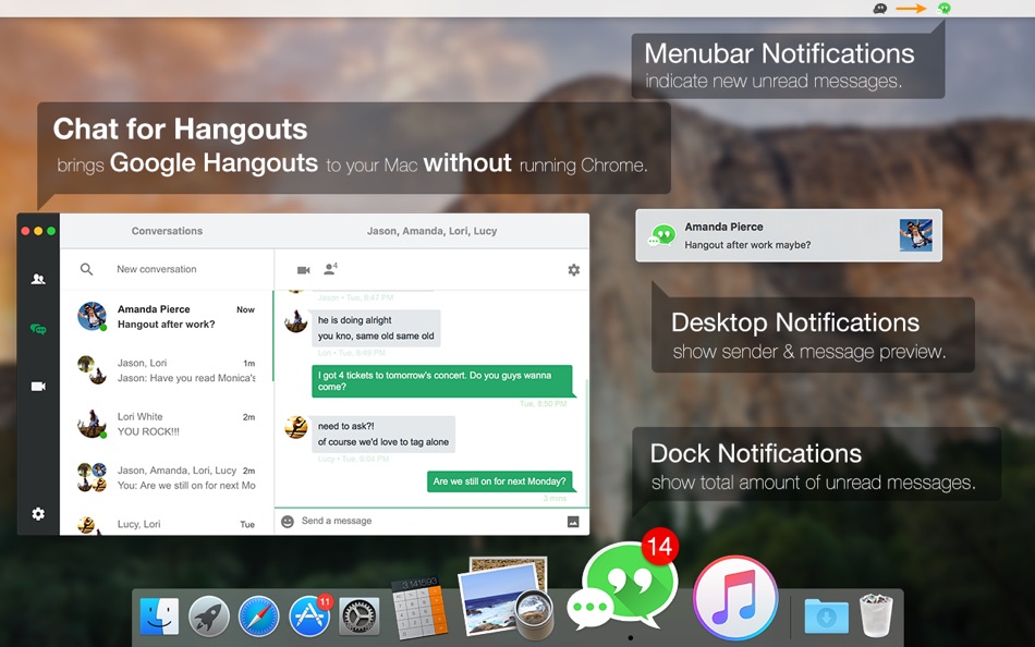Chat for Hangouts - Message & Video Call - 2.3.0 - (macOS)