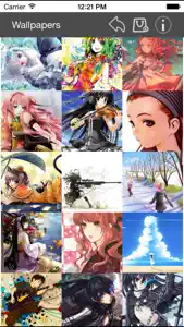 Wallpapers Collection Anime Edition screenshot #2 for iPhone