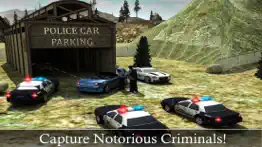 off-road police car driver chase: real driving & action shooting game iphone screenshot 3