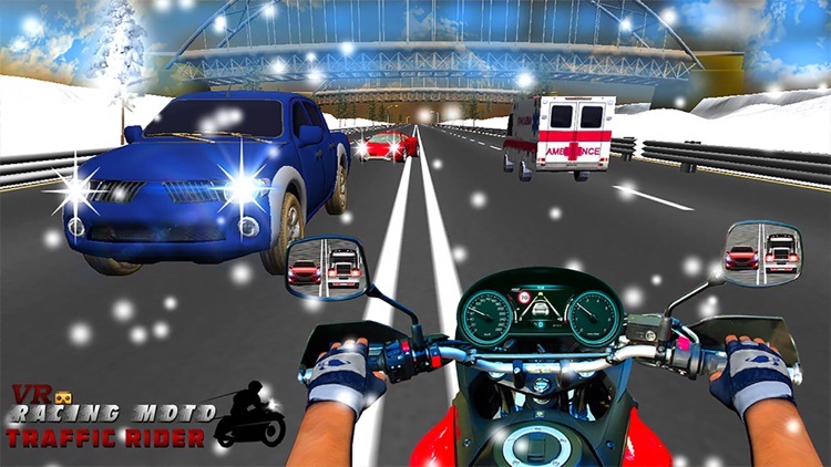 VR Racing Moto Traffic Rider screenshot-4