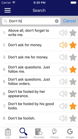 Game screenshot English - French Common Phrases apk
