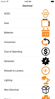 electrical formulator iphone screenshot 1