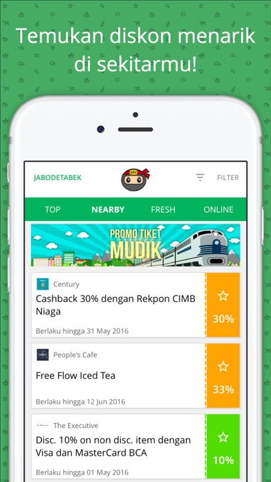 Screenshot #1 pour NinjaHemat - Cari Deal Cepat