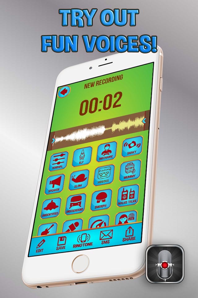 Voice Changer Recorder Pro – Funny Sound Modifier App and Crazy Ringtone.s Maker screenshot 4