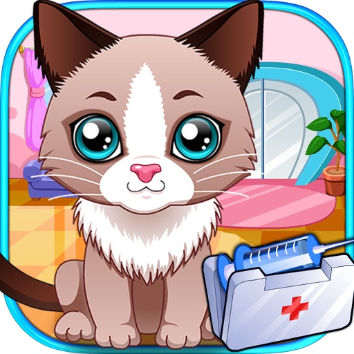 Pet Vet Clinic - Baby Pet Simulator, Hospital & Clinic, Doctor Free Game for kids icon