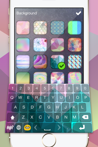 Pastel Color Keyboard – Ultimate Key with Blur.red Background Skins & Cute Font.s screenshot 4