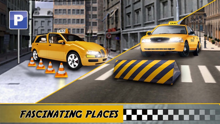 New York Taxi Parking 3d - Crazy Yellow Cab Driver in City Traffic Simulator screenshot-4