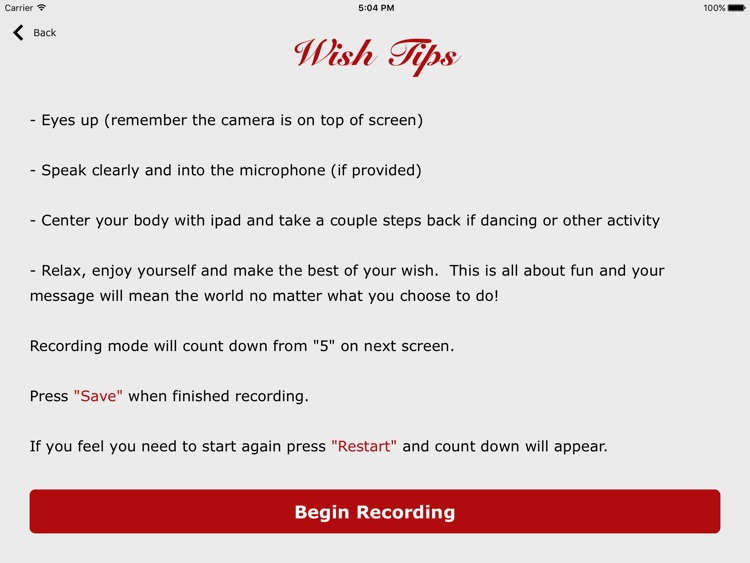 Bday Wishes - Digital Birthday Wish Recorder