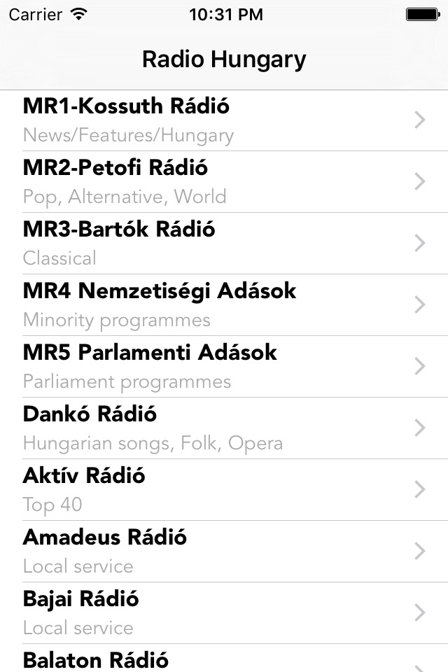 Hungarian & Hungary Radio Stations Online screenshot 4