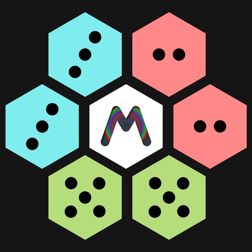 Make M! Hexa Puzzle - Merged block dominos mekorama game Icon