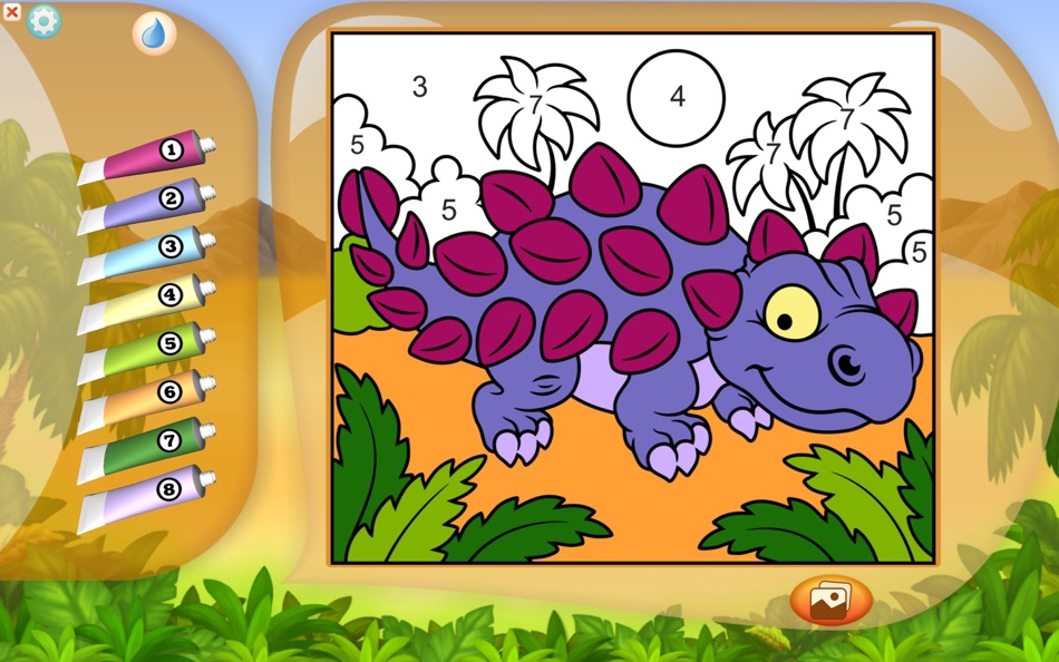 #2. Paint by Numbers - Dinosaurs (macOS) 由: Kedronic UAB