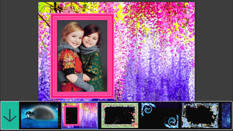 #2. Magical Photo Frame - Make Awesome Photo using beautiful Photo Frames (iOS) 由: Patel Rikunj