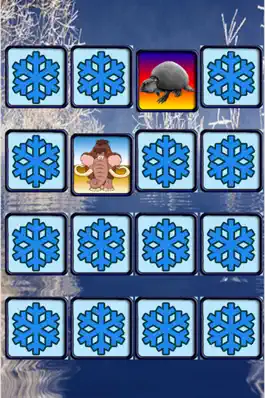 Game screenshot Finding Ice Age Animals In The Matching Cute Cartoon Puzzle Cards Game apk