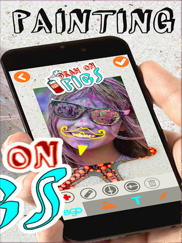 Draw on Pics Free Photo Studio – Best Photos Editor for your Picture.s iPad screenshot