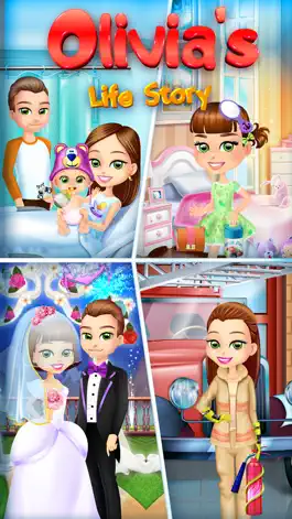 Game screenshot Olivia Grows Up - Baby & Family Life Salon Games for Girls mod apk